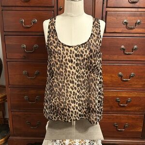 Wet Seal Leopard Print Tank Top